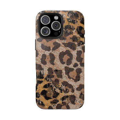 Vintage Distressed Leopard Print - iPhone Series Case