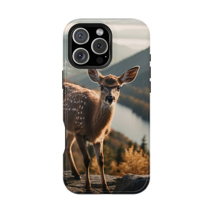 Whimsical Fawn in a Sunlit Forest MagSafe iPhone Case