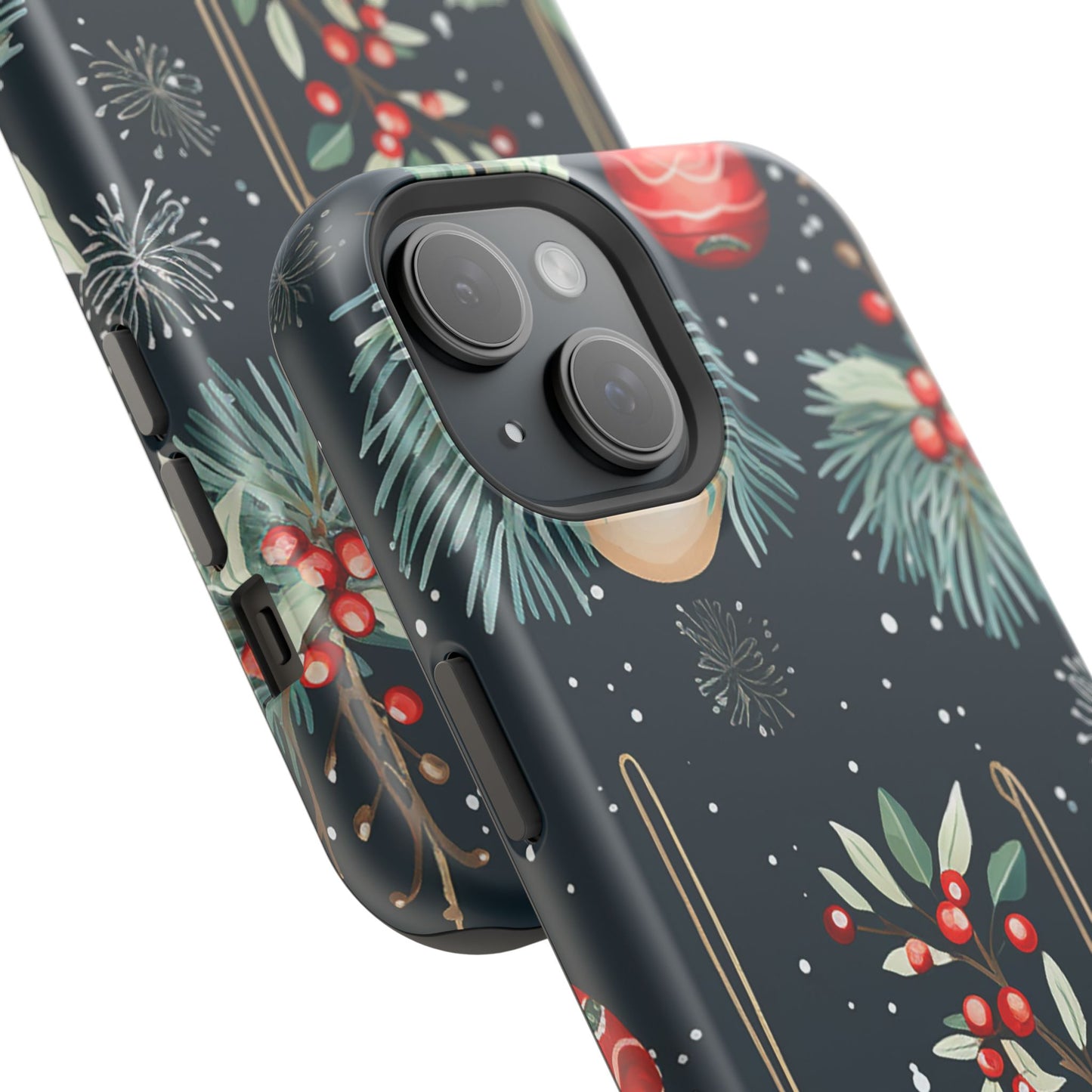 Elegant Christmas Ornaments and Pine - MagSafe iPhone Series Case