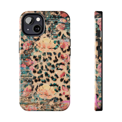 Rustic Floral Leopard - iPhone Series Case