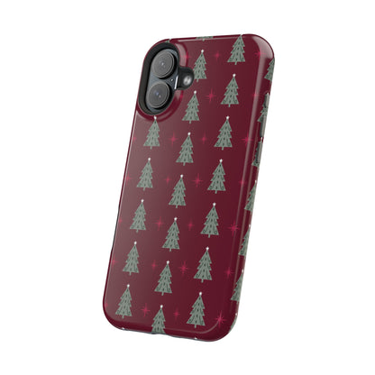 Retro Christmas Tree Pattern – MagSafe iPhone Series Case