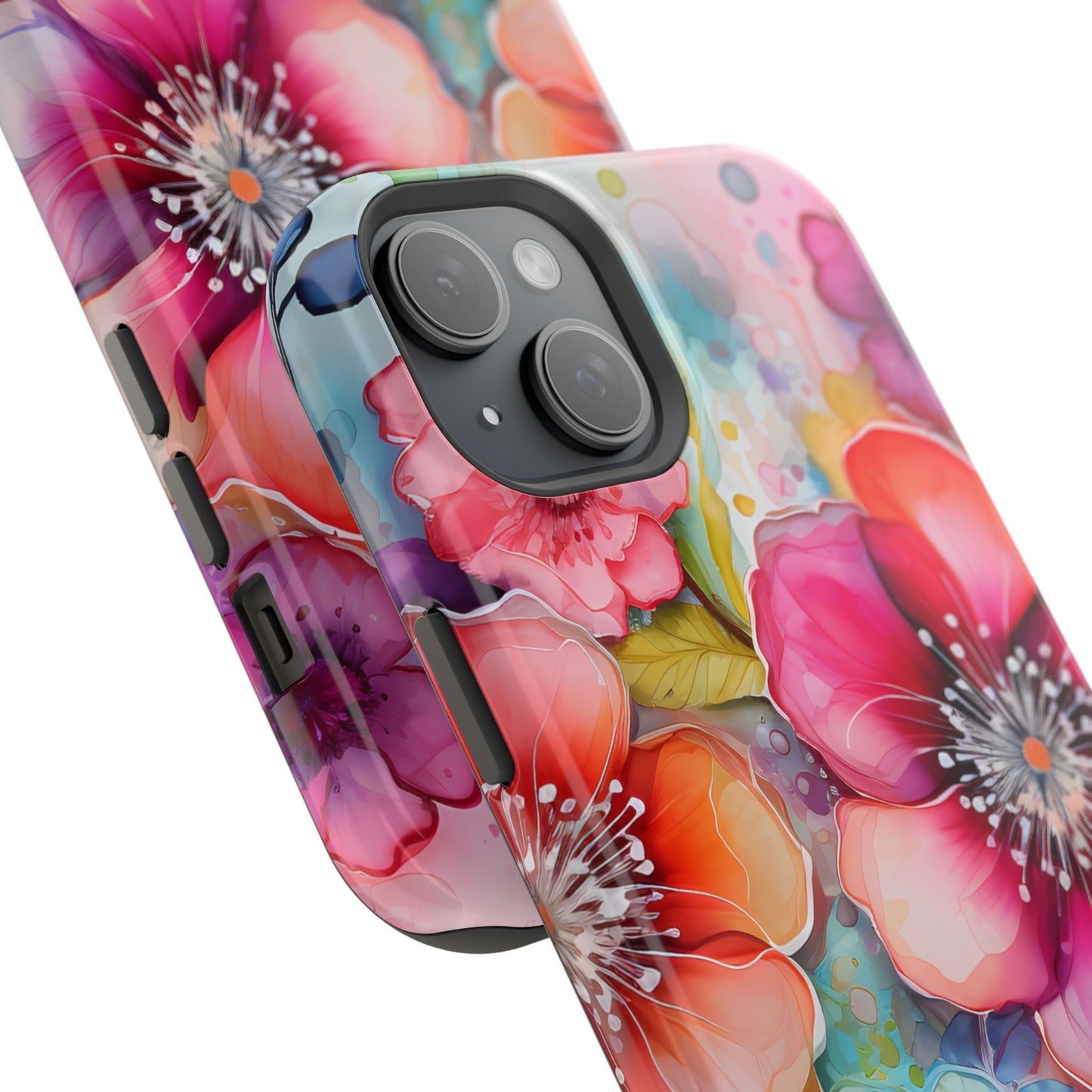 Vibrant Watercolor Floral Garden - MagSafe iPhone Series Case