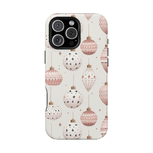 Blush Pink Holiday Ornaments - MagSafe iPhone Series Case