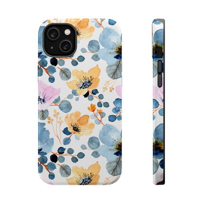 Spring Radiance – MagSafe Case with Vibrant Watercolor Floral Design