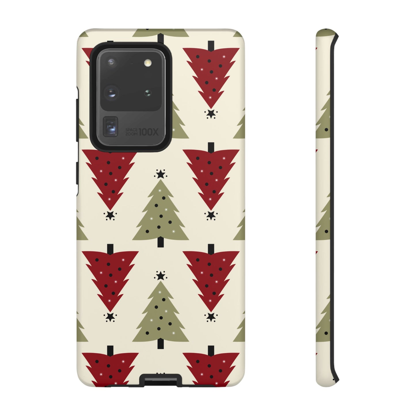 Retro Christmas Trees Pattern - Samsung Galaxy Series Case