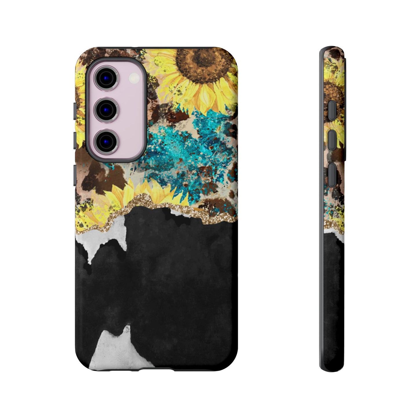 Rustic Sunflower Leopard Glam - Samsung Galaxy Series Case