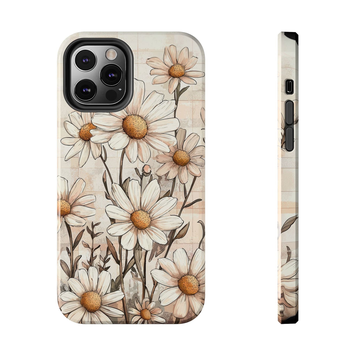 Pastel Daisy iPhone Case - Elegant Floral Protective Cover - BOGO Cases