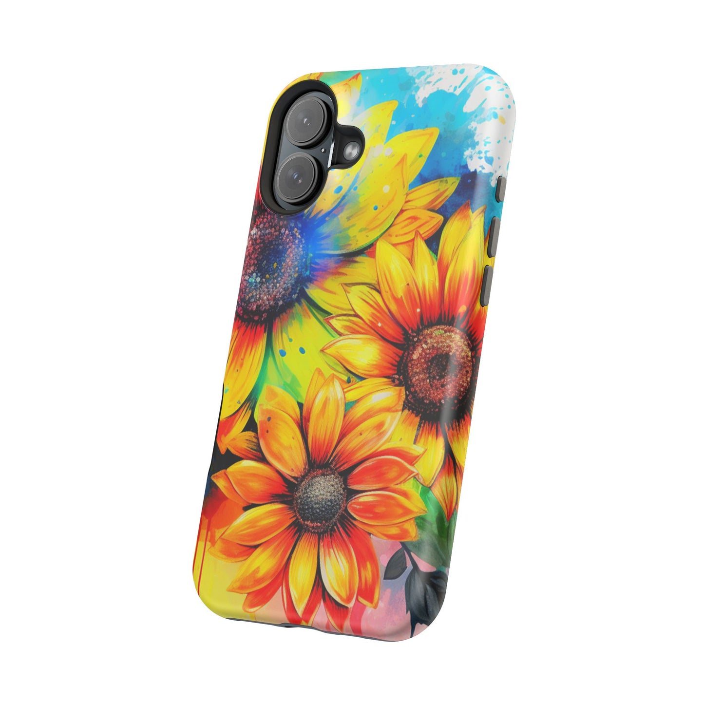 Vibrant Sunflower Splash - MagSafe iPhone Series Case