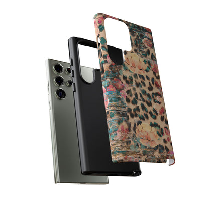 Rustic Floral Leopard - Samsung Galaxy Series Case