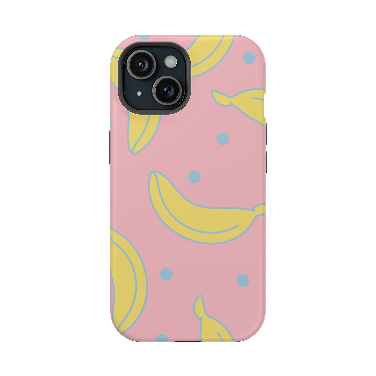 Pink Banana Pop MagSafe iPhone Case – Cute Pastel Design with Fun Retro Vibe