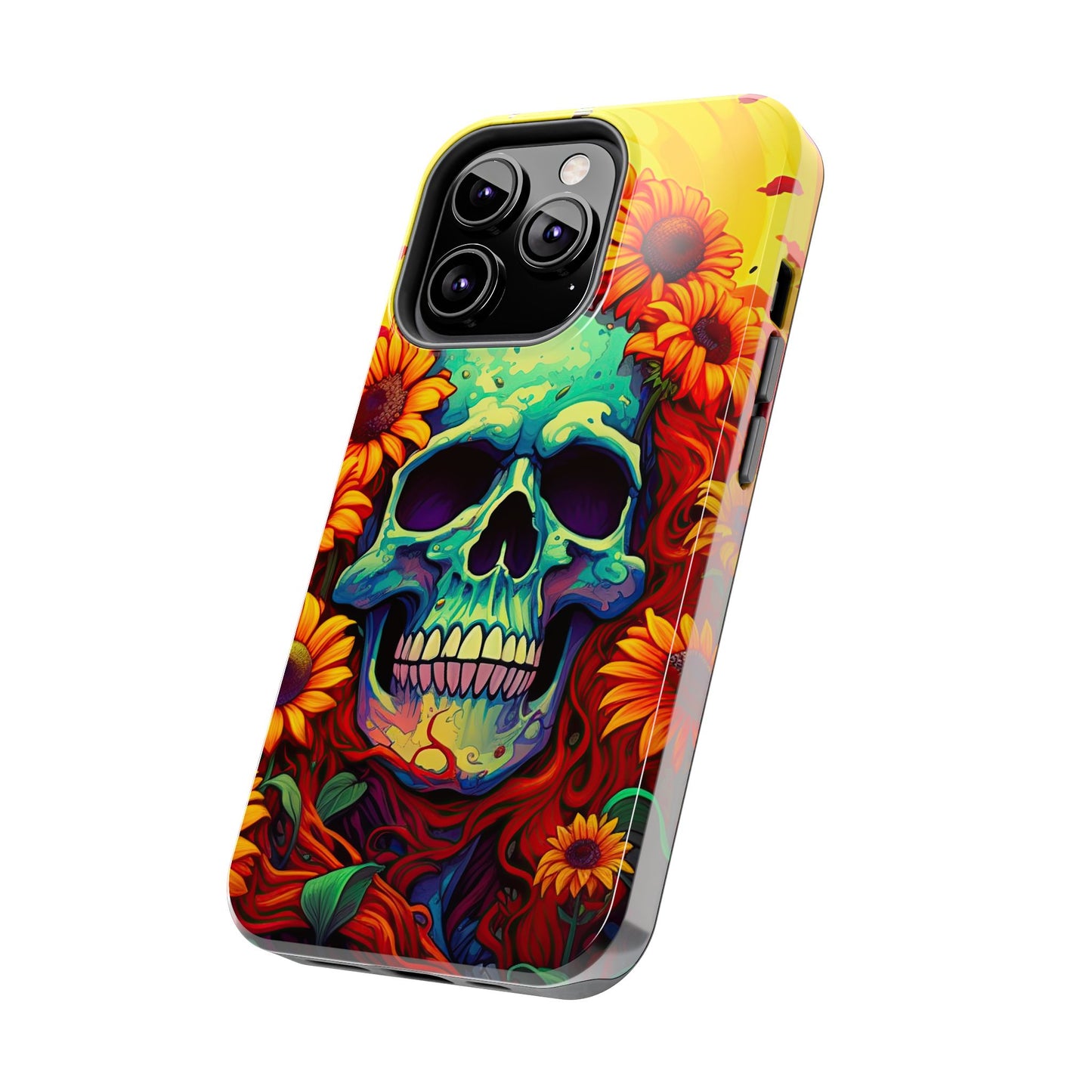 Sun Kissed Skull iPhone Case