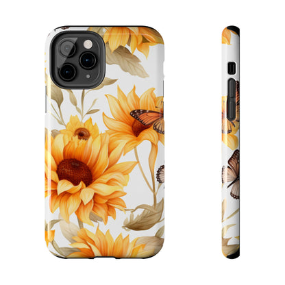 Sunflower & Monarch Garden - iPhone Series Case