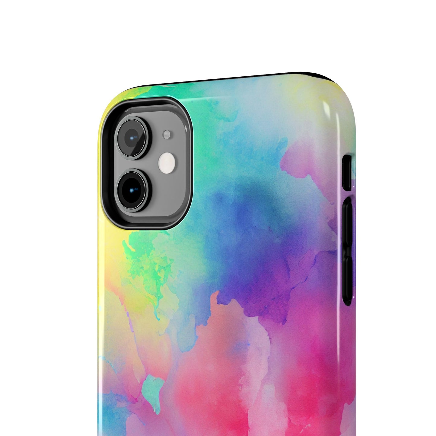 Pastel Watercolor Dream iPhone Case – Slim Profile, Glossy Finish