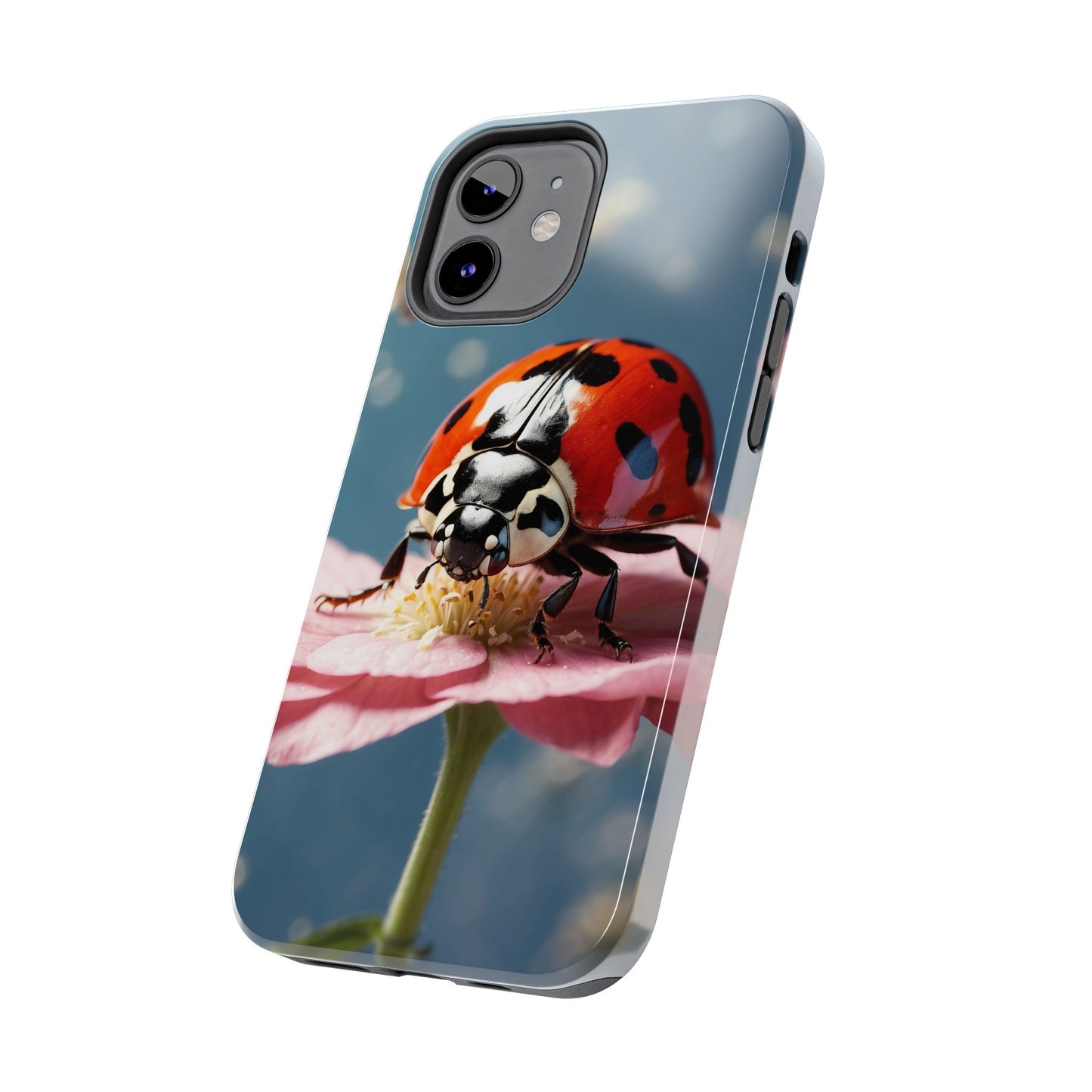 iPhone Case: Floral Ladybug Delight