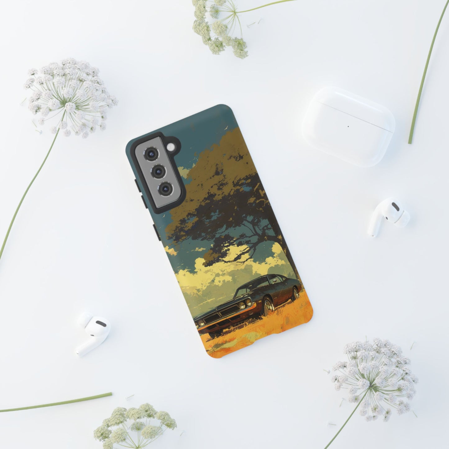 Retro Road Trip Vintage Car iPhone Case