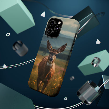 Rustic Meadow Deer – MagSafe iPhone Case