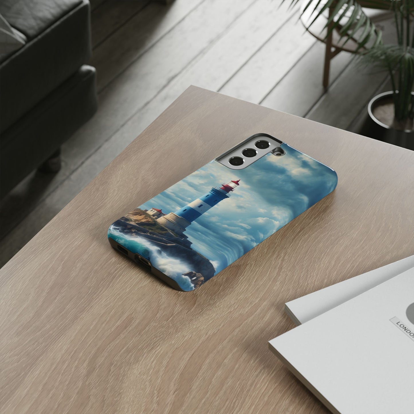 Samsung Galaxy Case - Coastal Lighthouse Design