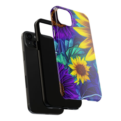 Purple & Gold Sunflower Dream - iPhone Series Case