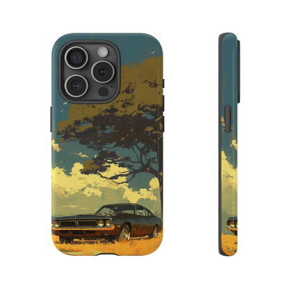 Retro Road Trip Vintage Car iPhone Case