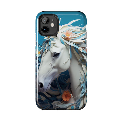 Floral Horse iPhone Case