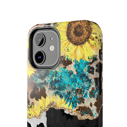 Rustic Sunflower Leopard Glam - iPhone Series Case