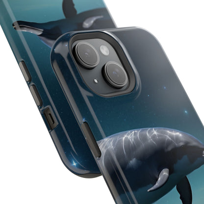 Midnight Ocean Dolphin - MagSafe-Compatible Case