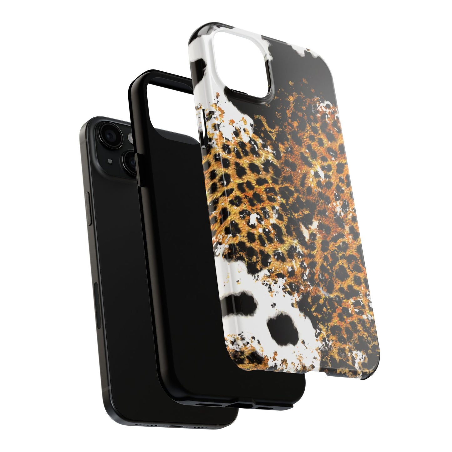 Bold Leopard Ink Splash - iPhone Series Case