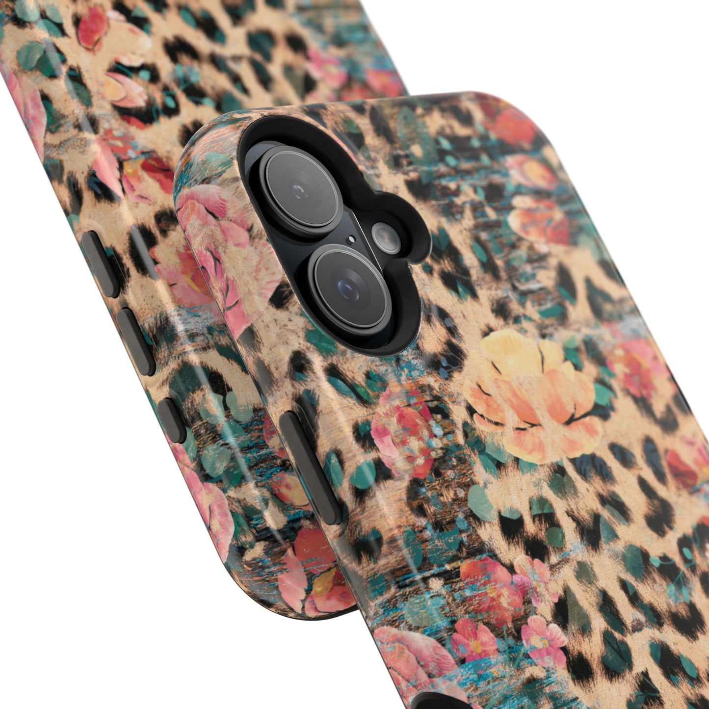 Rustic Floral Leopard - MagSafe iPhone Series Case