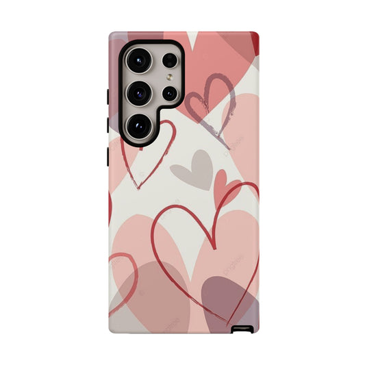 Romantic Red Hearts Samsung Galaxy Case