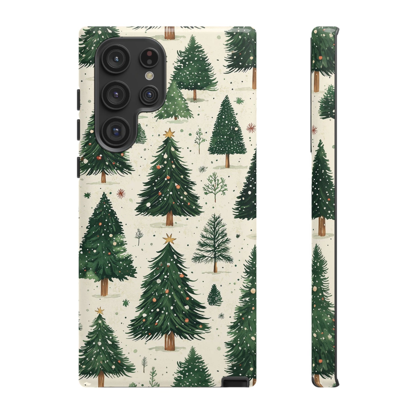 Festive Christmas Tree Forest Pattern – Samsung Galaxy Series Case