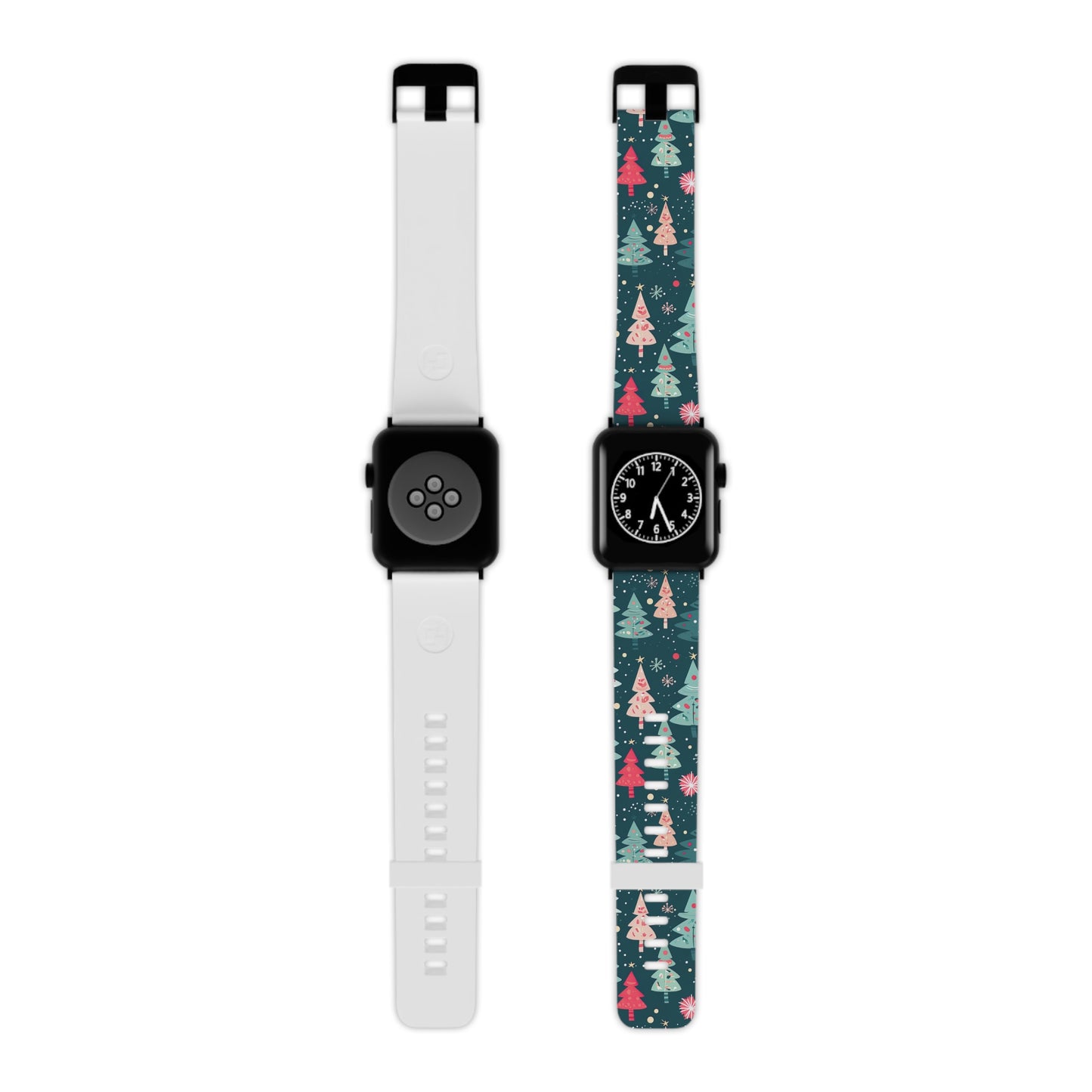 Whimsical Christmas Trees Apple Watch Band