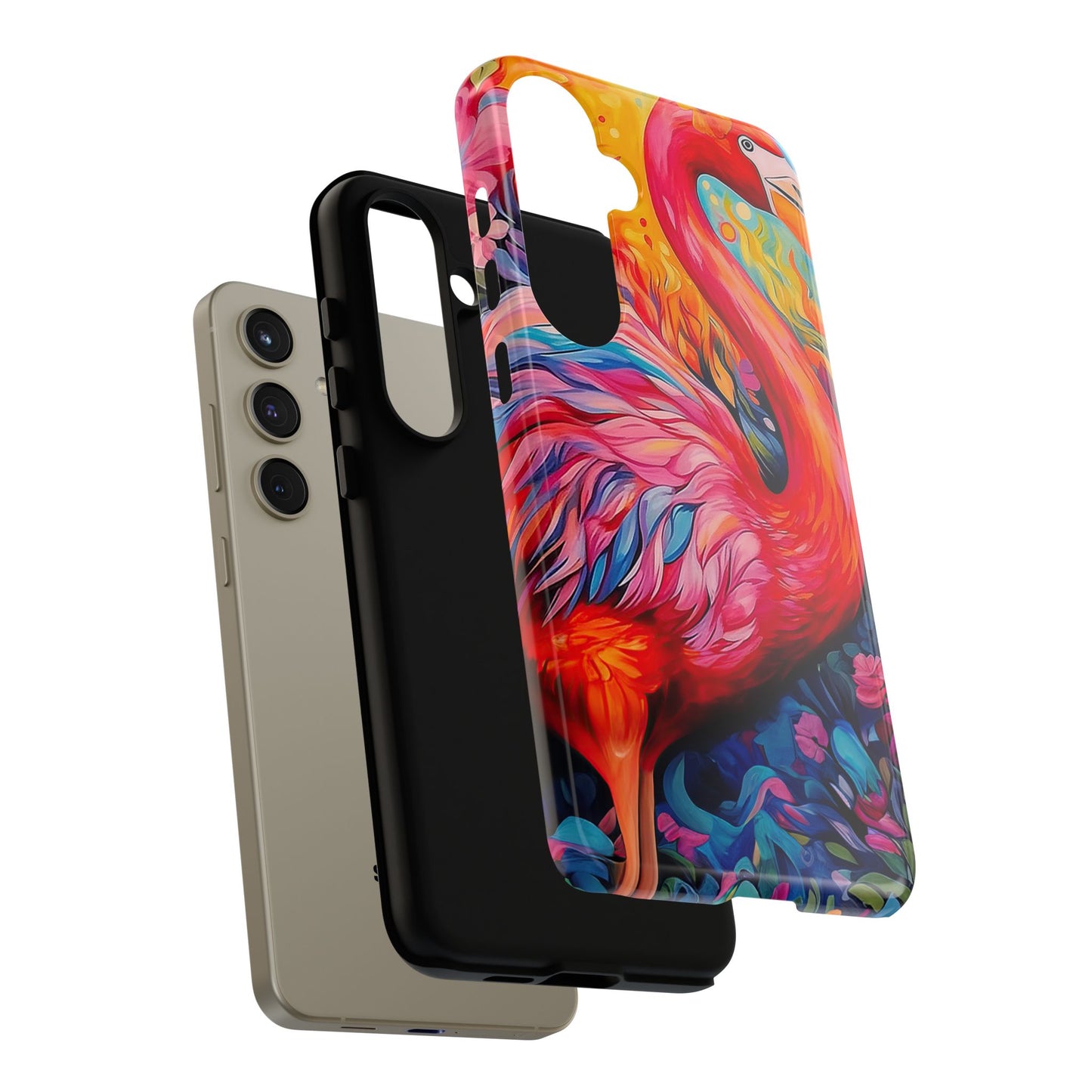 Flamingo Fiesta – Vibrant Flamingo Samsung Galaxy Phone Case