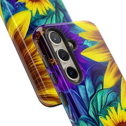 Purple & Gold Sunflower Dream - Samsung Galaxy Series Case