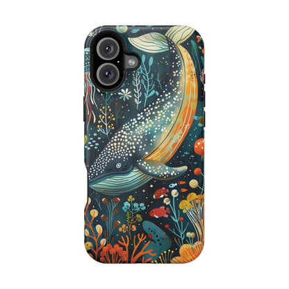 Oceanic Elegance Whale iPhone Case