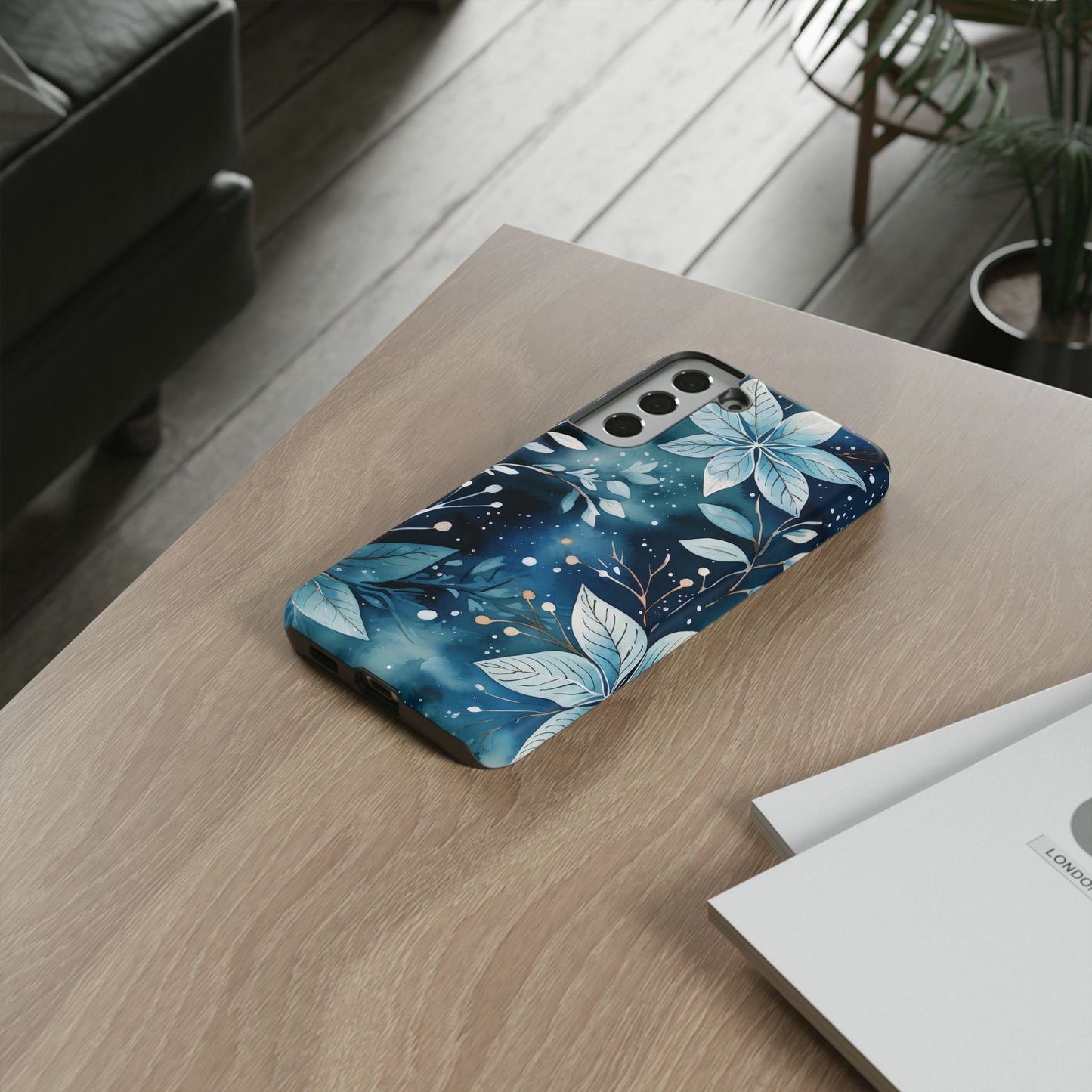 Midnight Frost Botanical – Samsung Galaxy Case