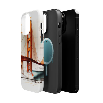 Golden Gate Bridge MagSafe iPhone Case - San Francisco Landmark