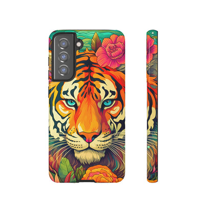 Fierce Rainbow Tiger Art - Samsung Galaxy Case