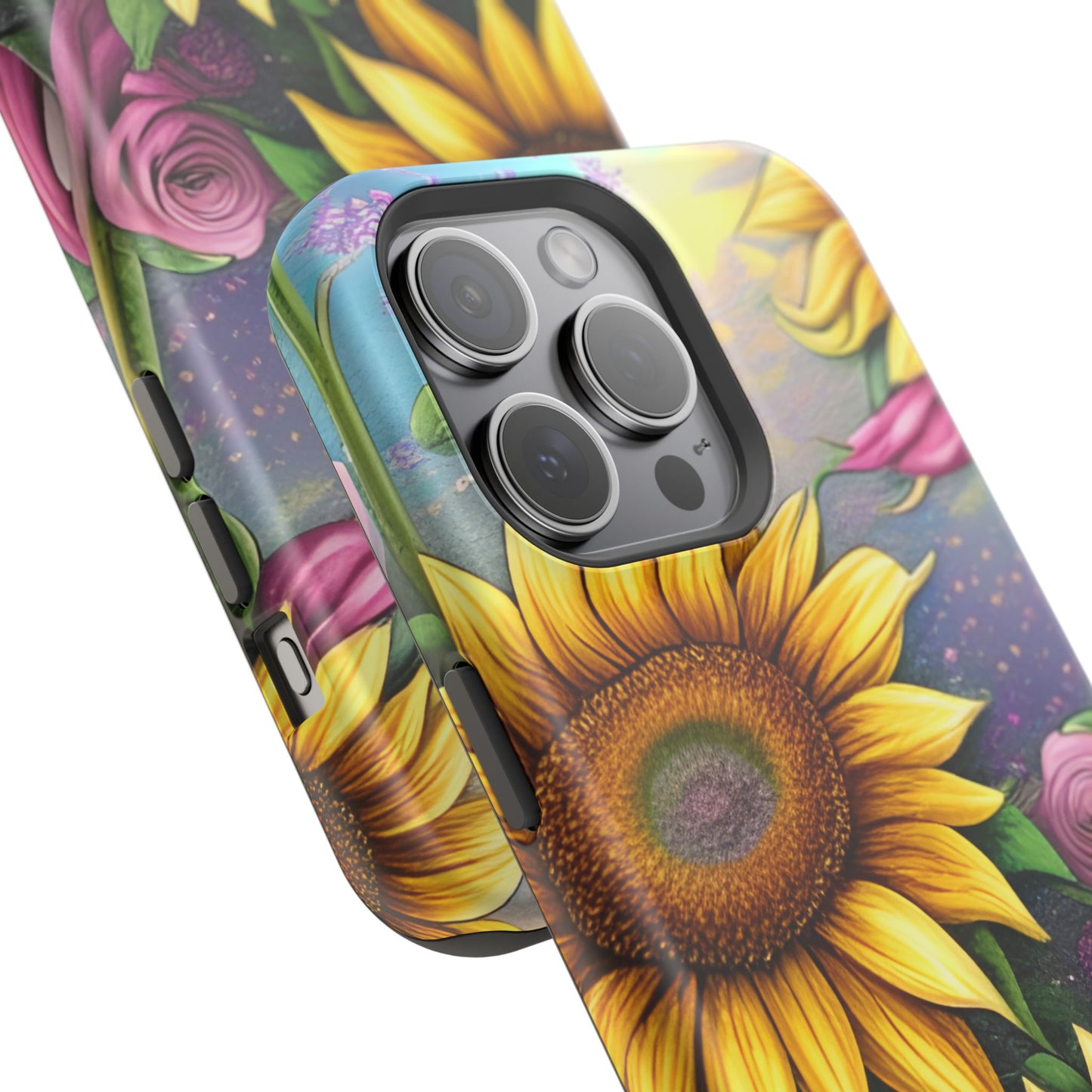 Whimsical Sunflower & Rose Garden - MagSafe iPhone Series Case