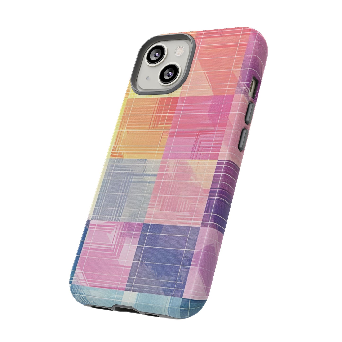 Pastel Panache Watercolor Plaid Case