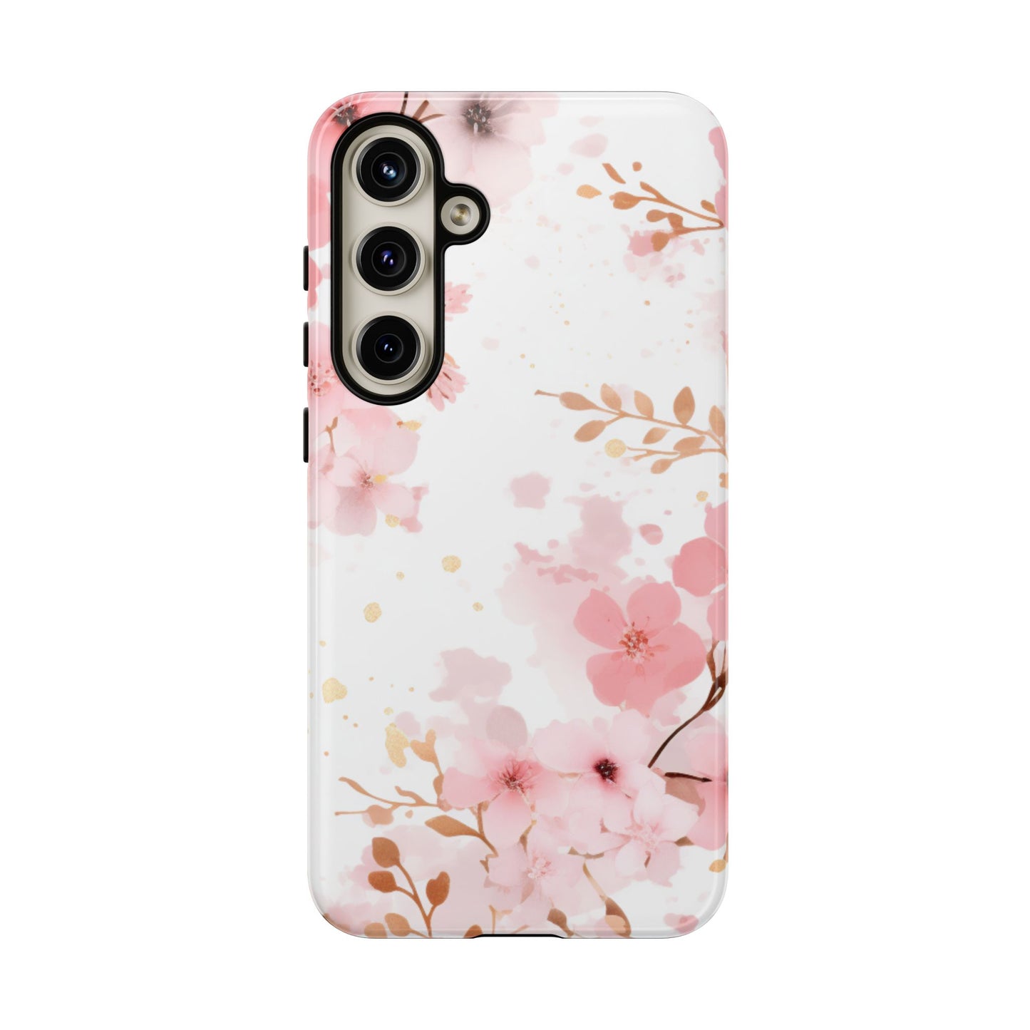 Soft Pink Cherry Blossom Samsung Galaxy Case – Elegant Floral Design