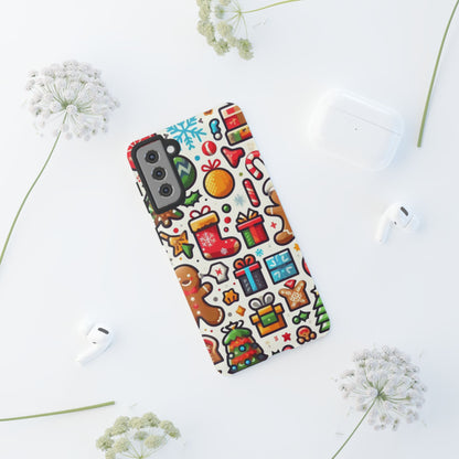 Festive Christmas Icons Pattern – Samsung Galaxy Series Case