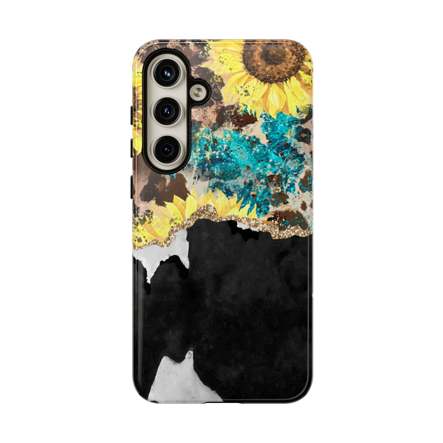 Rustic Sunflower Leopard Glam - Samsung Galaxy Series Case