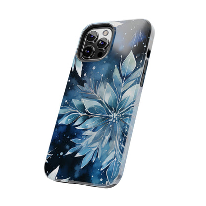 Winter’s Embrace – Blue Snowflake Samsung Galaxy Case