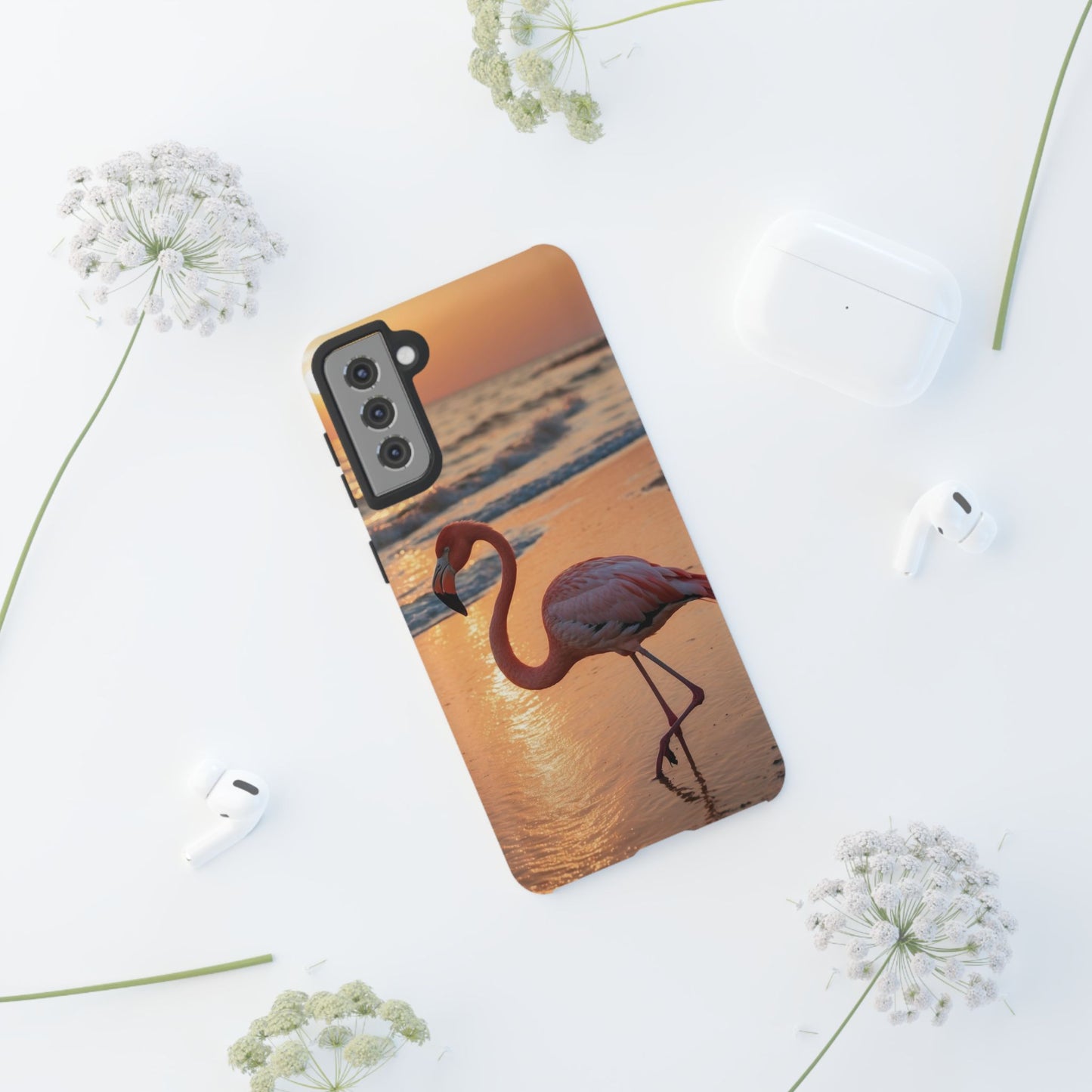 Island Beauty – Flamingo Samsung Galaxy Case