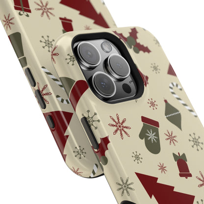 Vintage Holiday Cheer - MagSafe iPhone Series Case