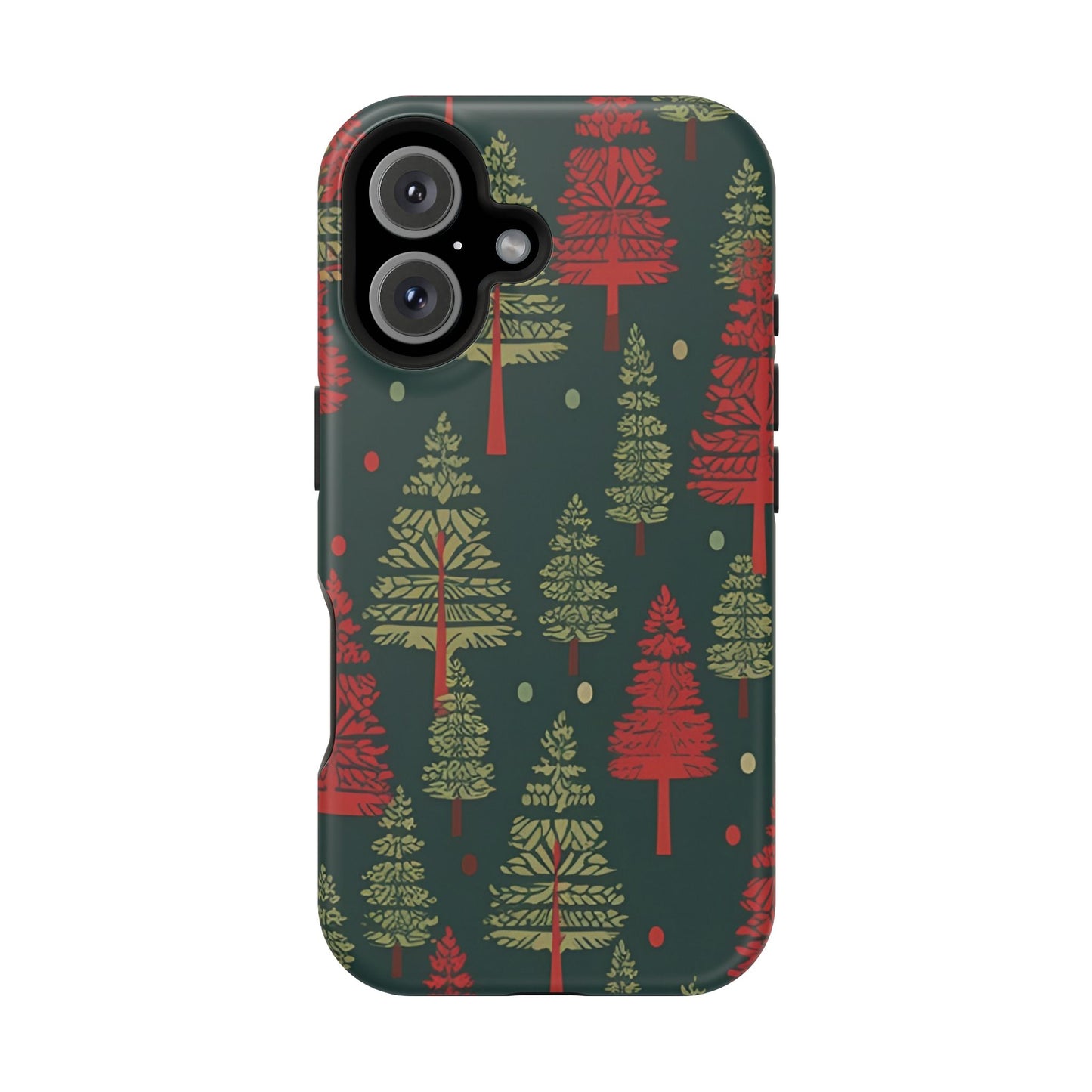 Retro Christmas Trees Pattern -  MagSafe iPhone Series Case