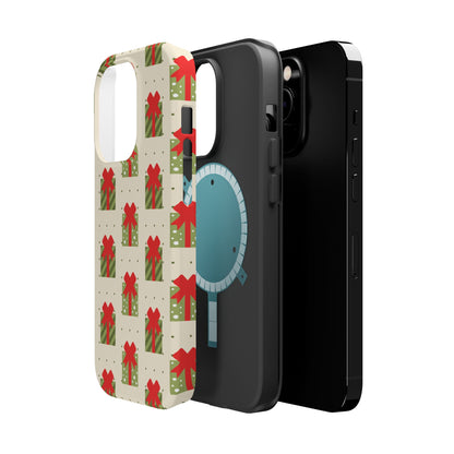 Festive Holiday Gift Pattern - MagSafe iPhone Series Case