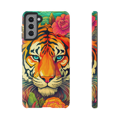 Fierce Rainbow Tiger Art - Samsung Galaxy Case