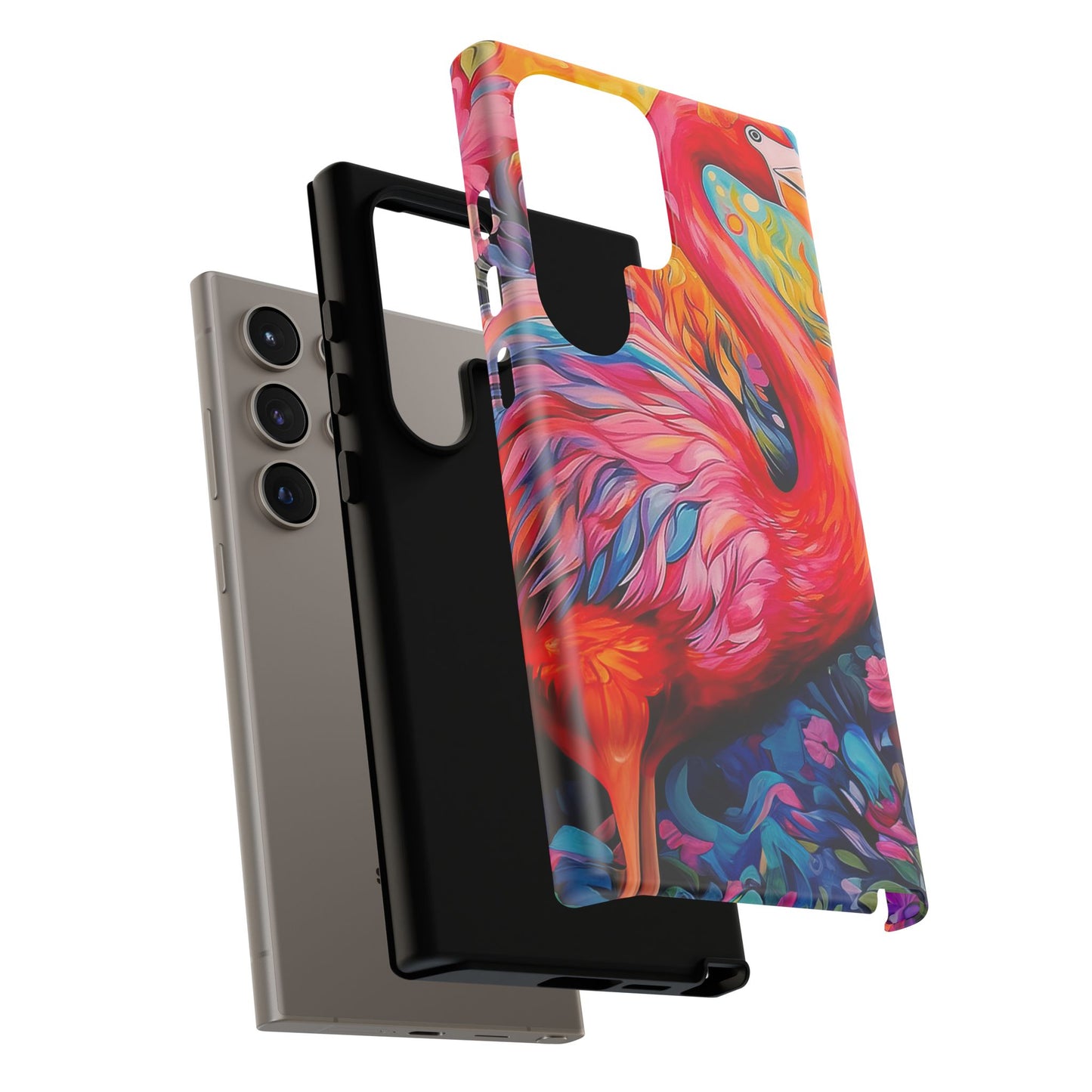 Flamingo Fiesta – Vibrant Flamingo Samsung Galaxy Phone Case