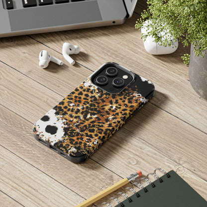 Bold Leopard Ink Splash - iPhone Series Case